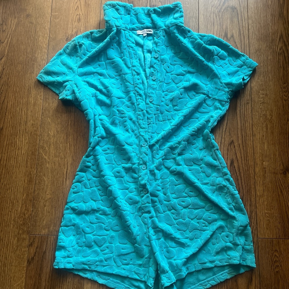 Fashion Nova Vibrant Blue One Piece